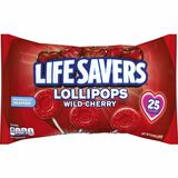 Spangler Lifesavers Wild Cherry Lollipops