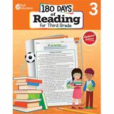Shell Education 180 Days of Reading for Third Grade 2nd Edition Printed Book