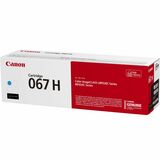 Canon 067 Original High Yield Laser Toner Cartridge - Cyan - 1 Pack