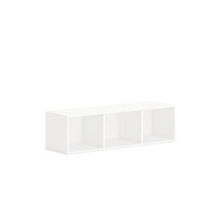 HON Mod Wall Mounted Storage | Open | 48"W | Simply White Finish