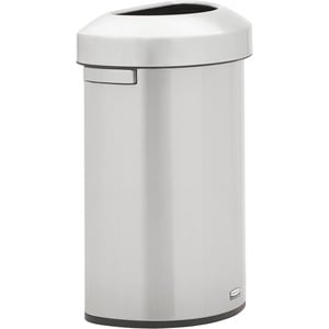 Trash Bags & Cans — Rubbermaid Commercial Refine Half-Round Waste Container