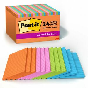 Notebooks, Pads & Filler Paper — Post-it&reg; Super Sticky Notes – Energy Boost Color Collection