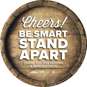Tabbies STAND APART THANK YOU Floor Decal