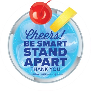 Tabbies STAND APART THANK YOU Floor Decal