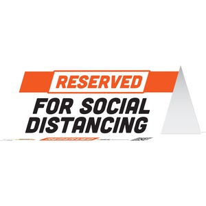 Tabbies RESERVED FOR SOCIAL DISTANCING Table Tents