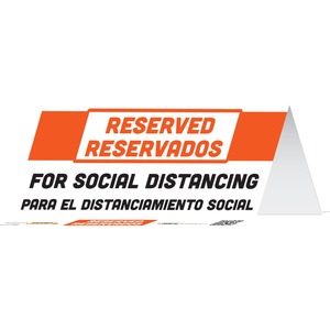 Tabbies RESERVED FOR SOCIAL DISTANCING Table Tents