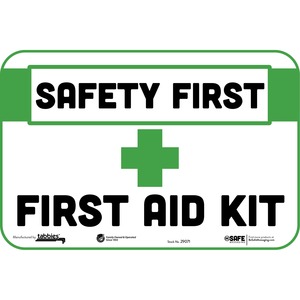 Tabbies SAFETY FIRST/FIRST AID KIT Wall Decal