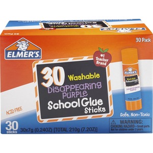 Elmer's Disappearing Purple School Glue Sticks
