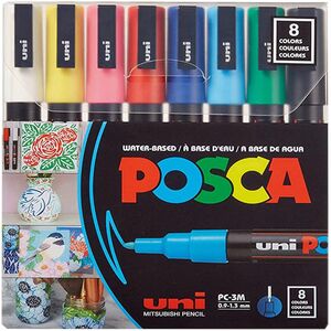 Uni&Reg Posca Pc-3m Paint Markers