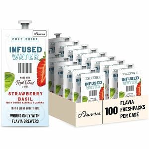 Foodservice & Retail — Flavia Strawberry Basil Infused Water Freshpack