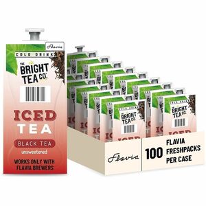 Flavia the Bright Tea Counsweetened Iced Black Tea Freshpack