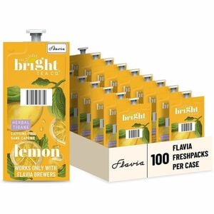 Flavia the Bright Tea Co Lemon Herbal Tea Freshpack