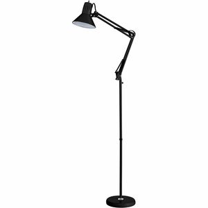 Bostitch Swing Arm Floor Lamp Black