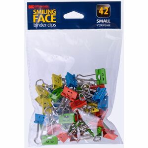 Officemate Smiling Faces Binder Clips