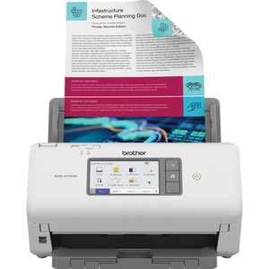 Brother ADS-4700W Sheetfed Scanner - 600 x 600 dpi Optical