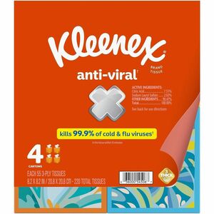 Kleenex Anti-viral Facial Tissue