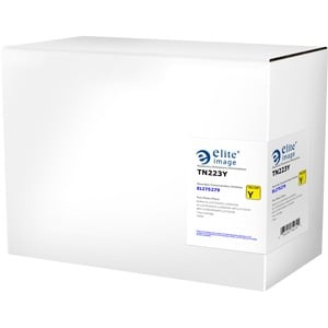 Laser Printer Supplies — Elite Image Remanufactured Standard Yield Laser Toner Cartridge – Alternative for Brother TN223, TN227 – Yellow – 1 Each