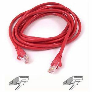 Belkin RJ45 CAT-5e Patch Cable, Snagless Molded Red 03