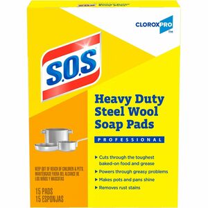 CloroxPro&trade; S.O.S Steel Wool Soap Pads