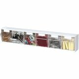 Deflecto Tilt Bin Interlocking Multi-Bin Storage Organizer