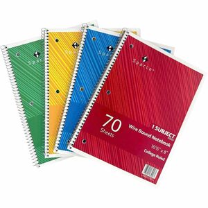 Sparco Wirebound Notebook