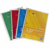 Sparco Wirebound College Ruled Notebooks