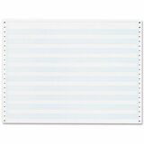 Sparco 1/2" Blue Bar 1-part Computer Paper