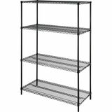 Lorell Industrial Wire Starter Shelving Unit