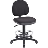 Lorell Millenia Series Adjustable Task Stool with Back