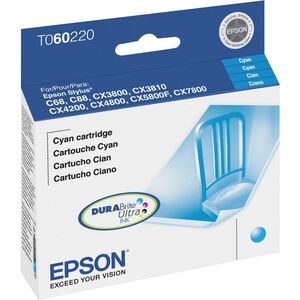 Epson DURABrite Original Inkjet Ink Cartridge - Cyan - 1 Each