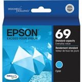 Epson DURABrite Original Inkjet Ink Cartridge - Cyan - 1 Each