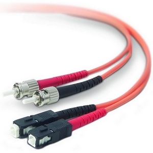 Belkin Multimode Duplex Fiber Patch Cable, ST-SC