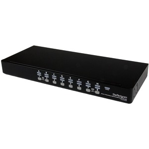 StarTech.com 16 Port 1U Rackmount USB PS/2 KVM Switch