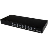 StarTech.com 16 Port 1U Rackmount USB PS/2 KVM Switch