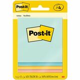 Post-it&reg; Notes Original Notepads -Beachside Caf&eacute; Color Collection