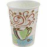 Dixie PerfecTouch 12 oz Insulated Paper Hot Coffee Cups by GP Pro