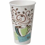 Dixie PerfecTouch 16 oz Insulated Paper Hot Coffee Cups by GP Pro