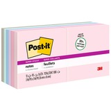 Post-it&reg; Super Sticky Recycled Notes - Wanderlust Pastels Color Collection