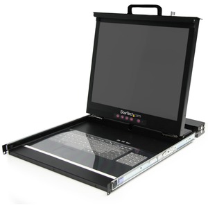 StarTech.com 1U 19" Rack Mount LCD Rack Console w/ 16 Port KVM