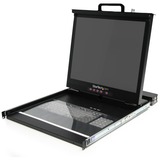 StarTech.com 1U 19" Rack Mount LCD Rack Console w/ 16 Port KVM