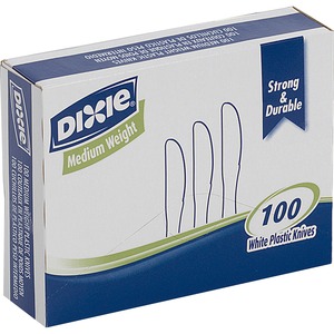 Dixie Medium-weight Disposable Knives Grab-N-Go by GP Pro