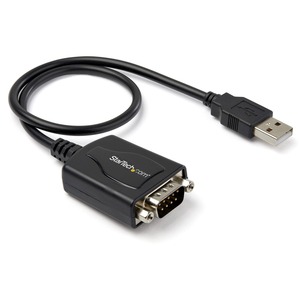 StarTech.com 1 Port Professional USB to Serial Adapter Cable with COM Retention