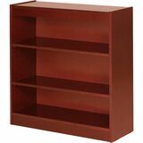 Lorell Panel End Hardwood Veneer Bookcase