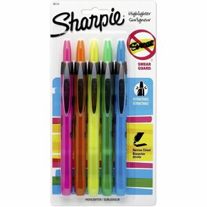 Sharpie Smear Guard Retractable Highlighters
