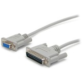 StarTech.com 10 Ft Serial Null Modem Cable 9-25 F/M