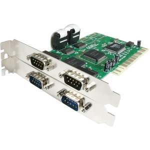 StarTech.com 4 Port PCI RS232 Serial Adapter Card with 16550 UART