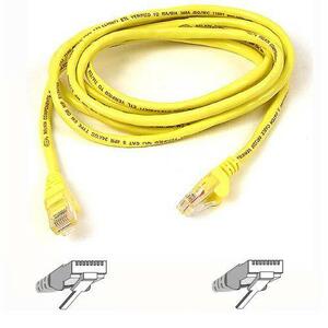 Belkin RJ45 CAT-5e Patch Cable, Snagless Molded Yellow 03