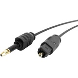 StarTech.com 6ft Toslink to Mini Digital Optical SPDIF Audio Cable