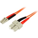 StarTech.com 1m Multimode 50/125 Duplex Fiber Patch Cable SC