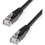 StarTech.com 50ft Black Cat6 UTP Patch Cable ETL Verified